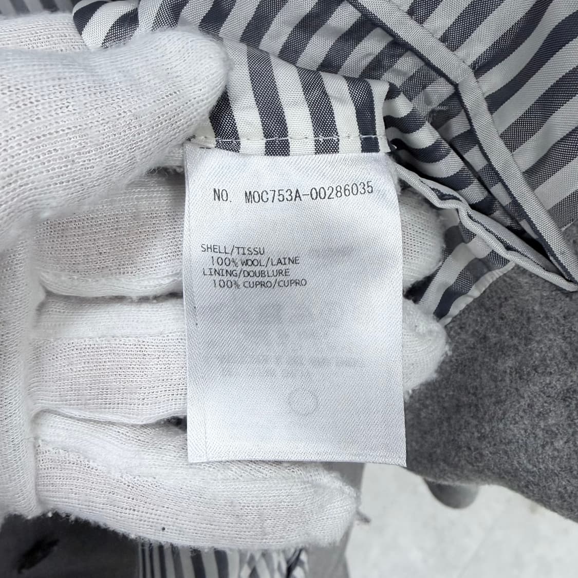 [S+급/2] 톰브라운 클래식 체스터필드 코트 그레이 상품이미지7