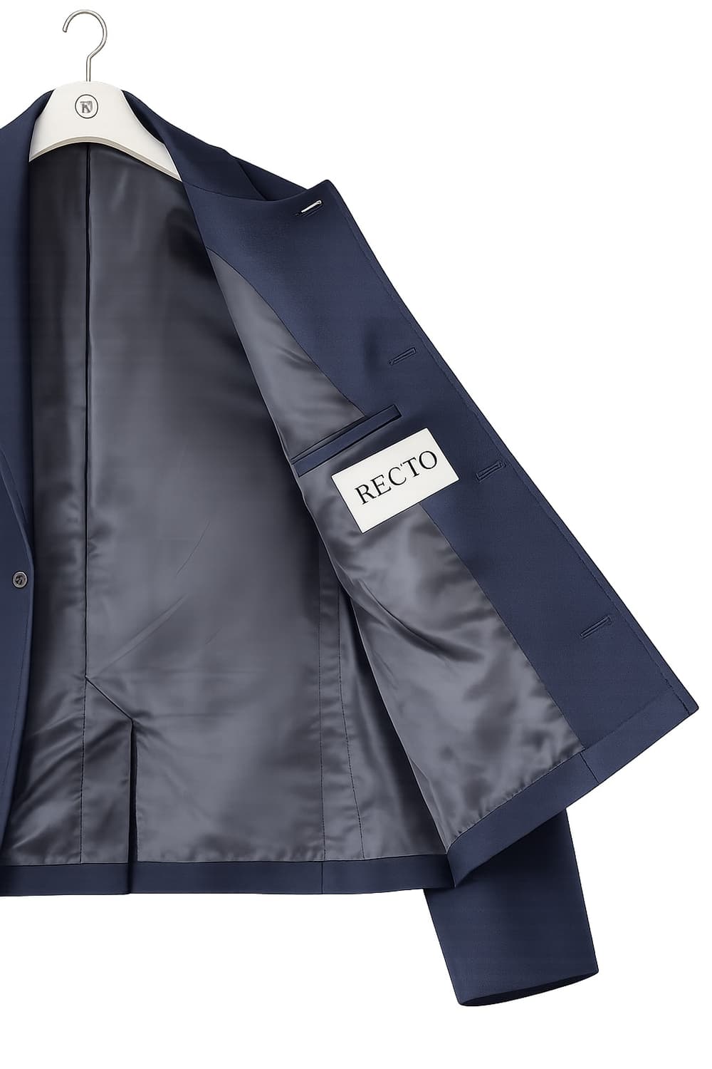 RECTO 렉토 울 블렌드 숏자켓 XL 네이비 / 실착 3회 미만 상품이미지7