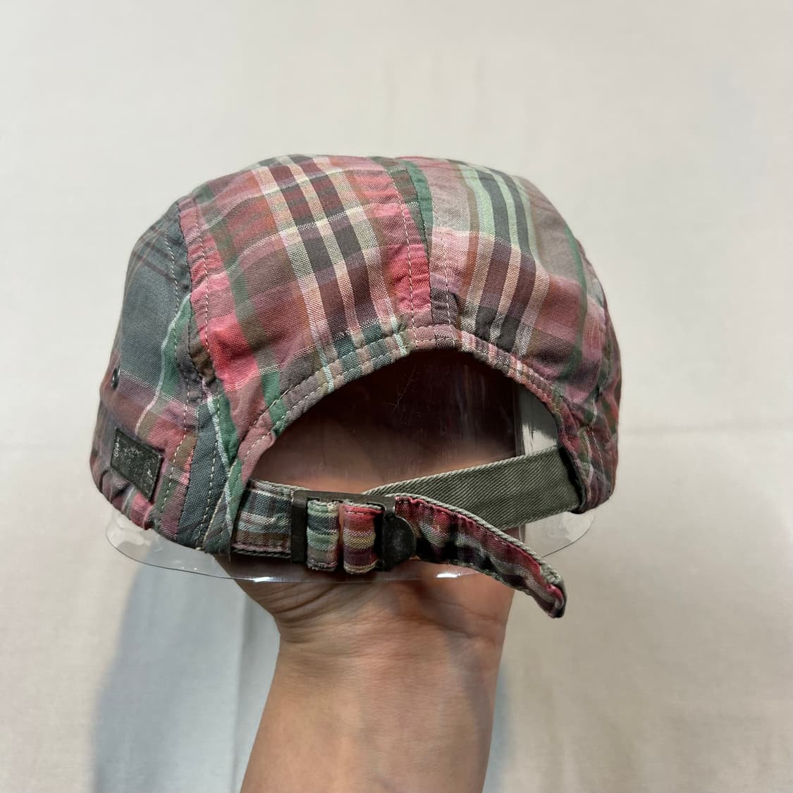 폴로 랄프로렌 마드라스 체크 캠프캡 모자 상품이미지5