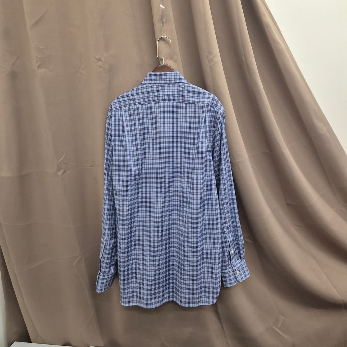 폴로 랄프로렌 이지 케어 스트레치 체크 셔츠 M 상품이미지3