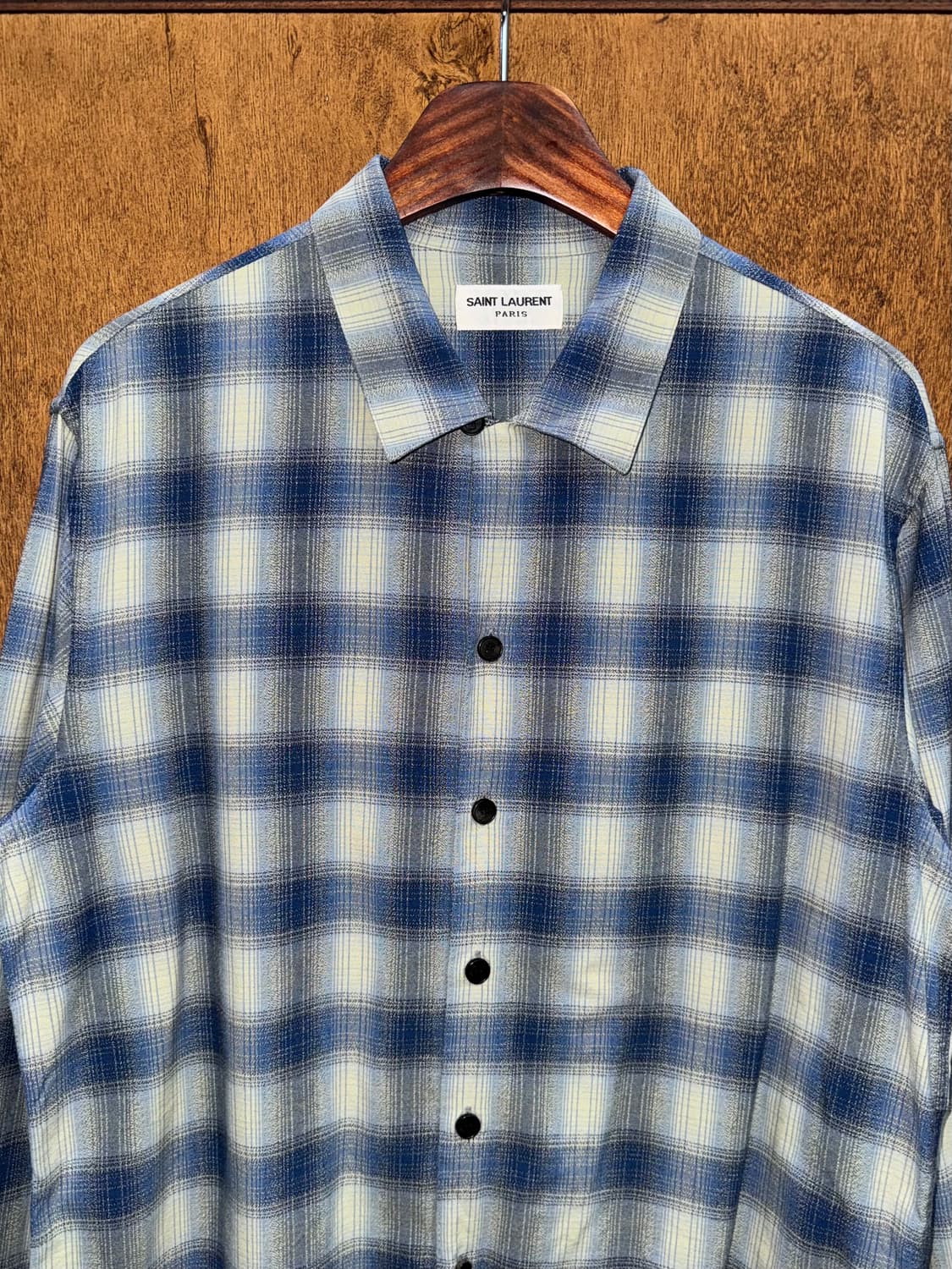 생로랑 파리 비스코스 플란넬 셔츠 상품이미지3