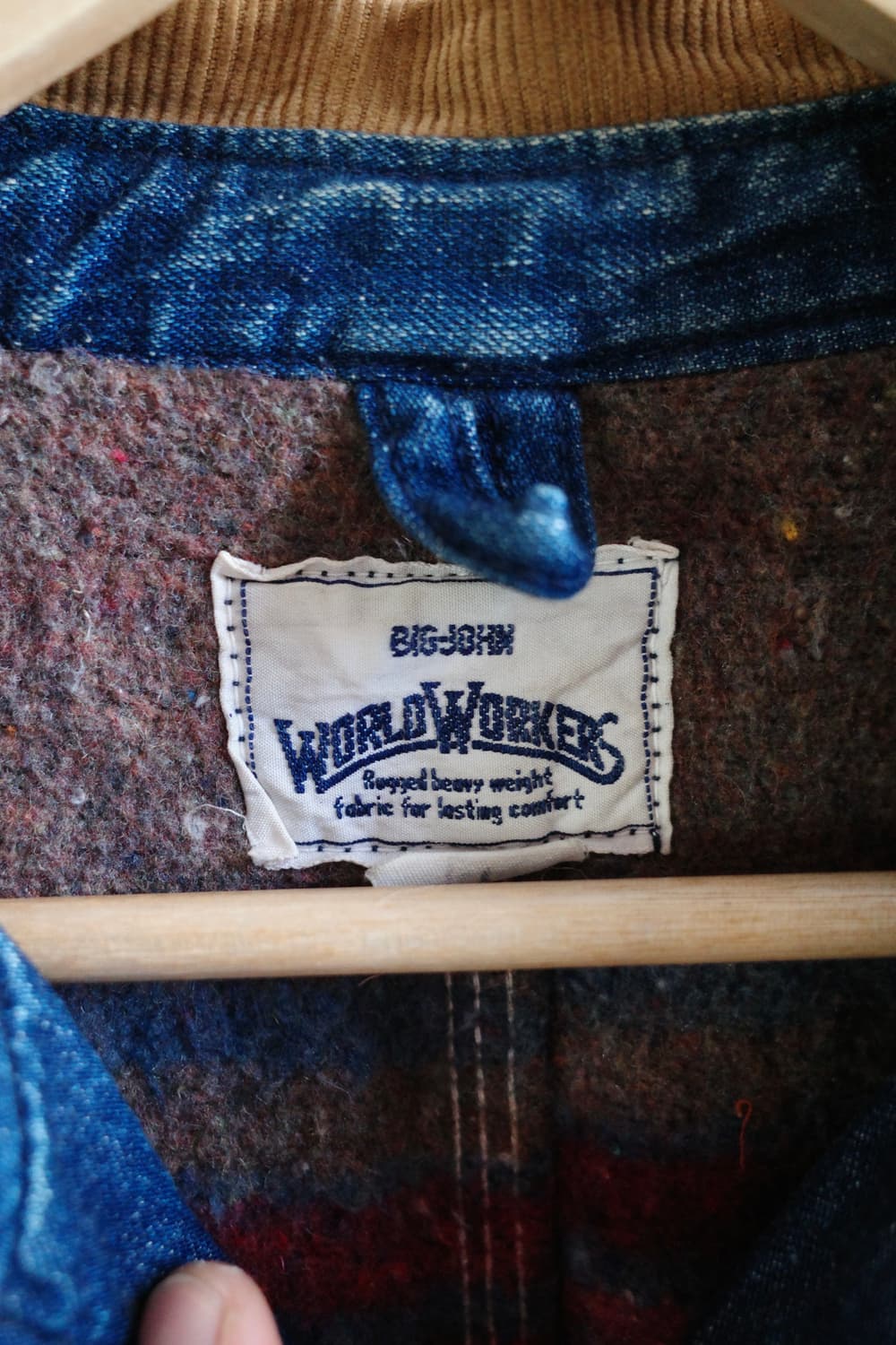 90s 빅 존 데님 커버올 상품이미지10