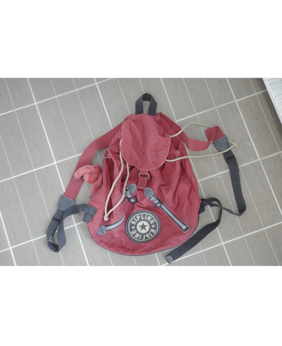 Kipling red bag 상품이미지1