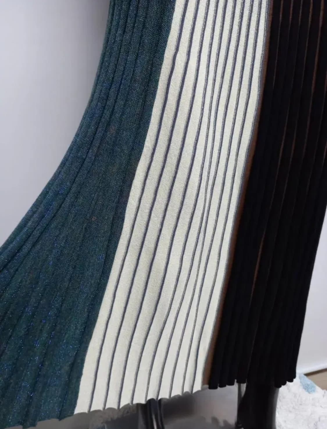 새 타임 춘하추 니트 플리츠 롱스커트 F 상품이미지8