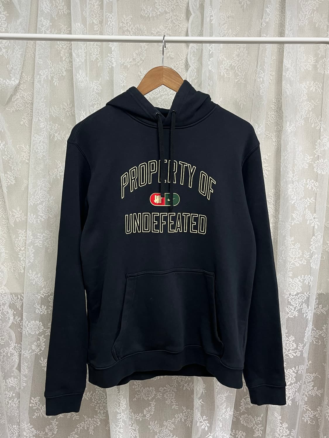 L) 나이키 언디핏 후드 티셔츠 블랙 상품이미지1