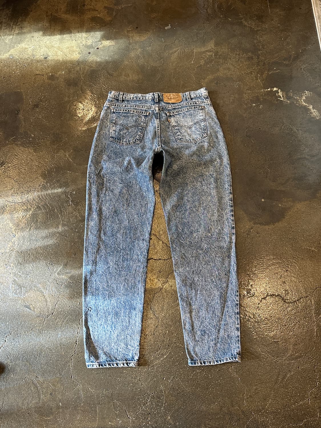 80s USA 오랜지탭 리바이스 550 W36 L34 상품이미지2