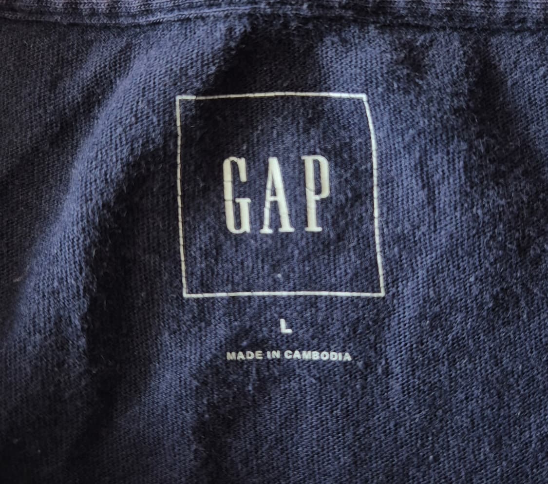 GAP 갭 빅로고 크롭성 반팔티 상품이미지2