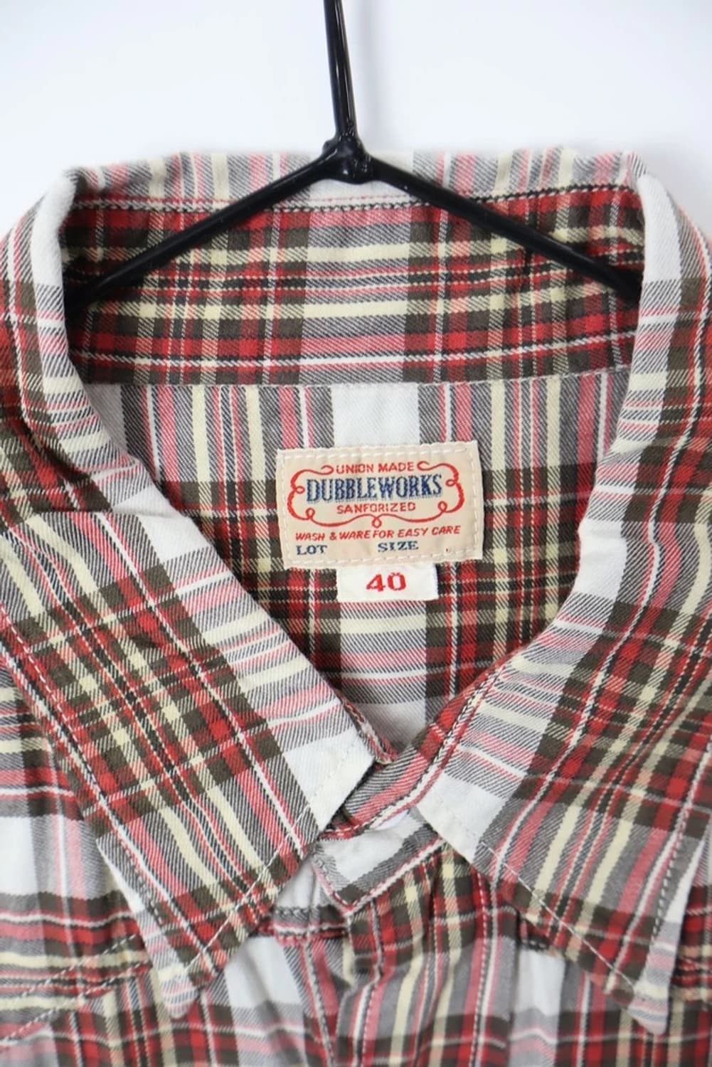 Double Works Plaid Work Shirt 상품이미지8