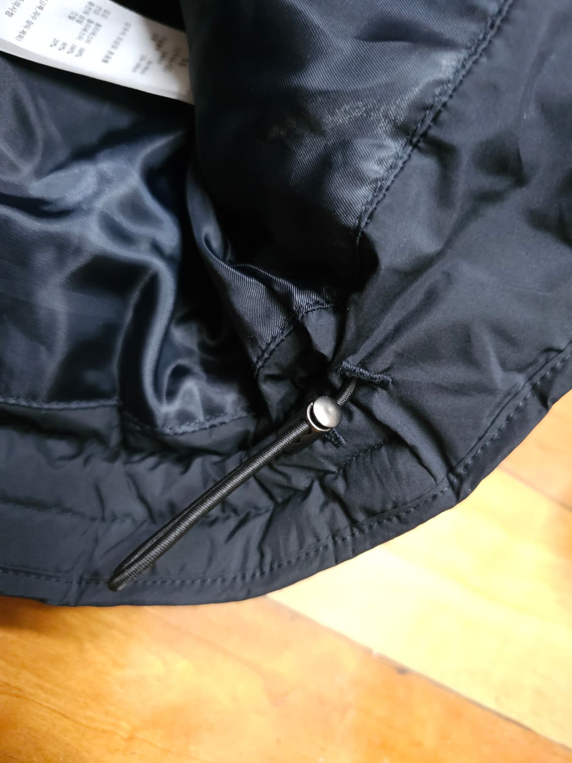 스테파넬 블랙 퀼팅 다운 패딩 상품이미지6