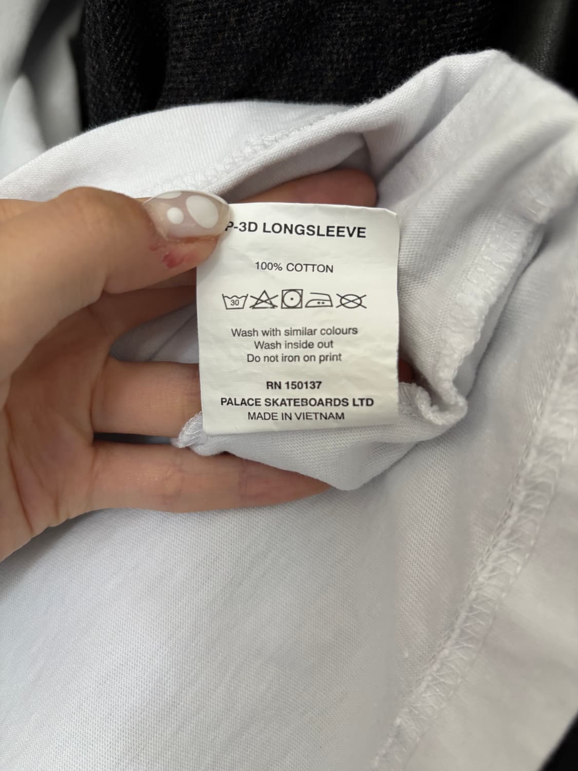 팔라스 P3D 화이트 롱 슬리브 상품이미지6