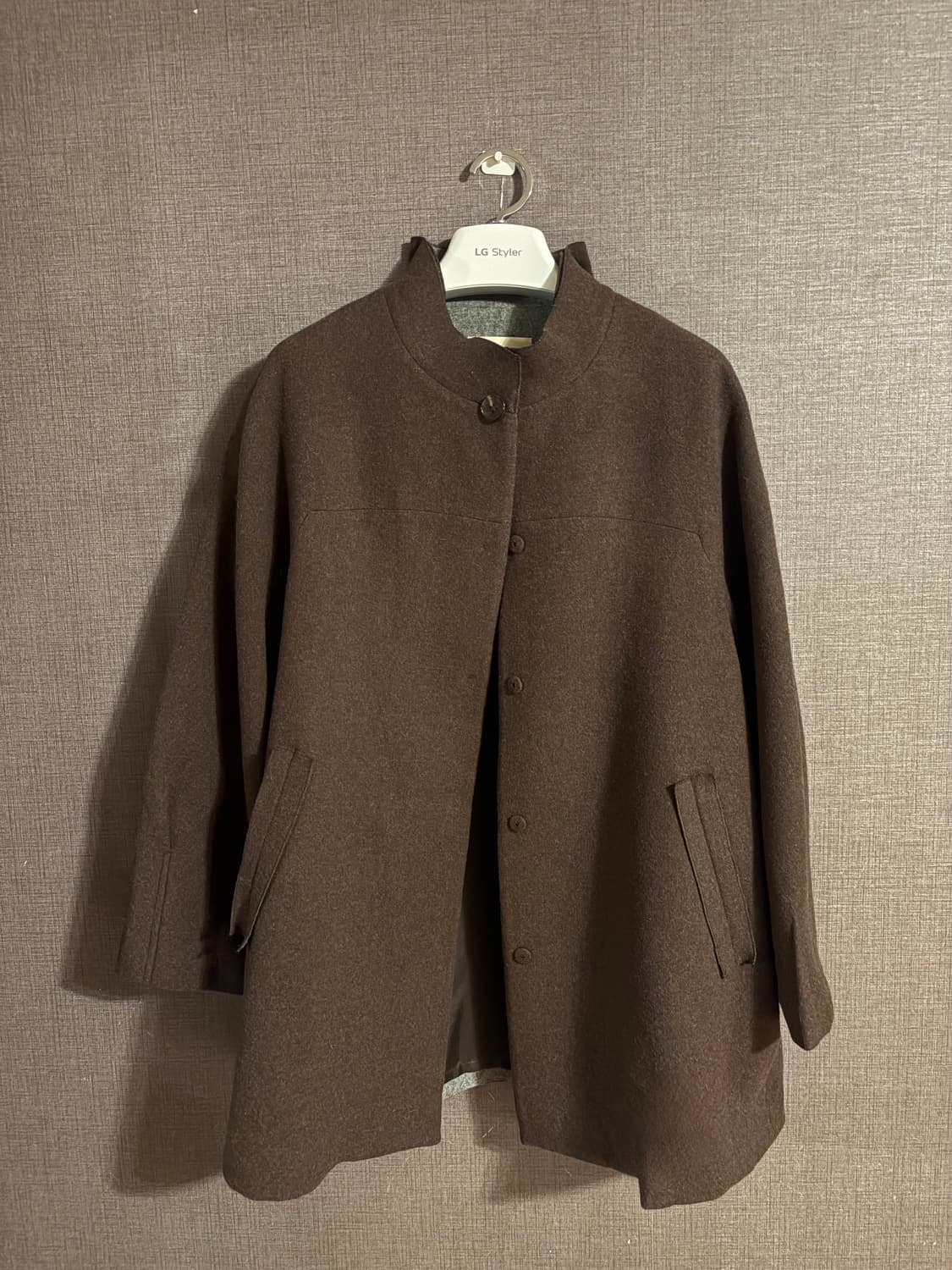 이새 ISAE 모 혼방 코트 상품이미지1