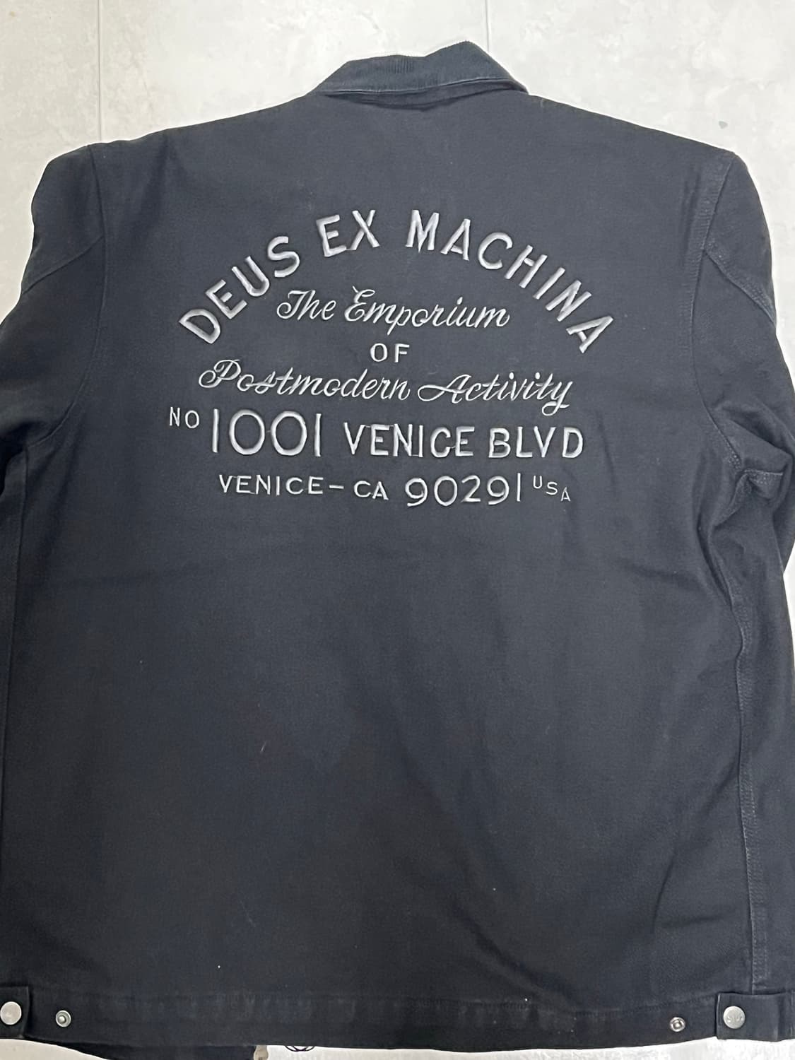 데우스 엑스 마키나 어드레스 워크웨어 자켓 블랙 상품이미지3