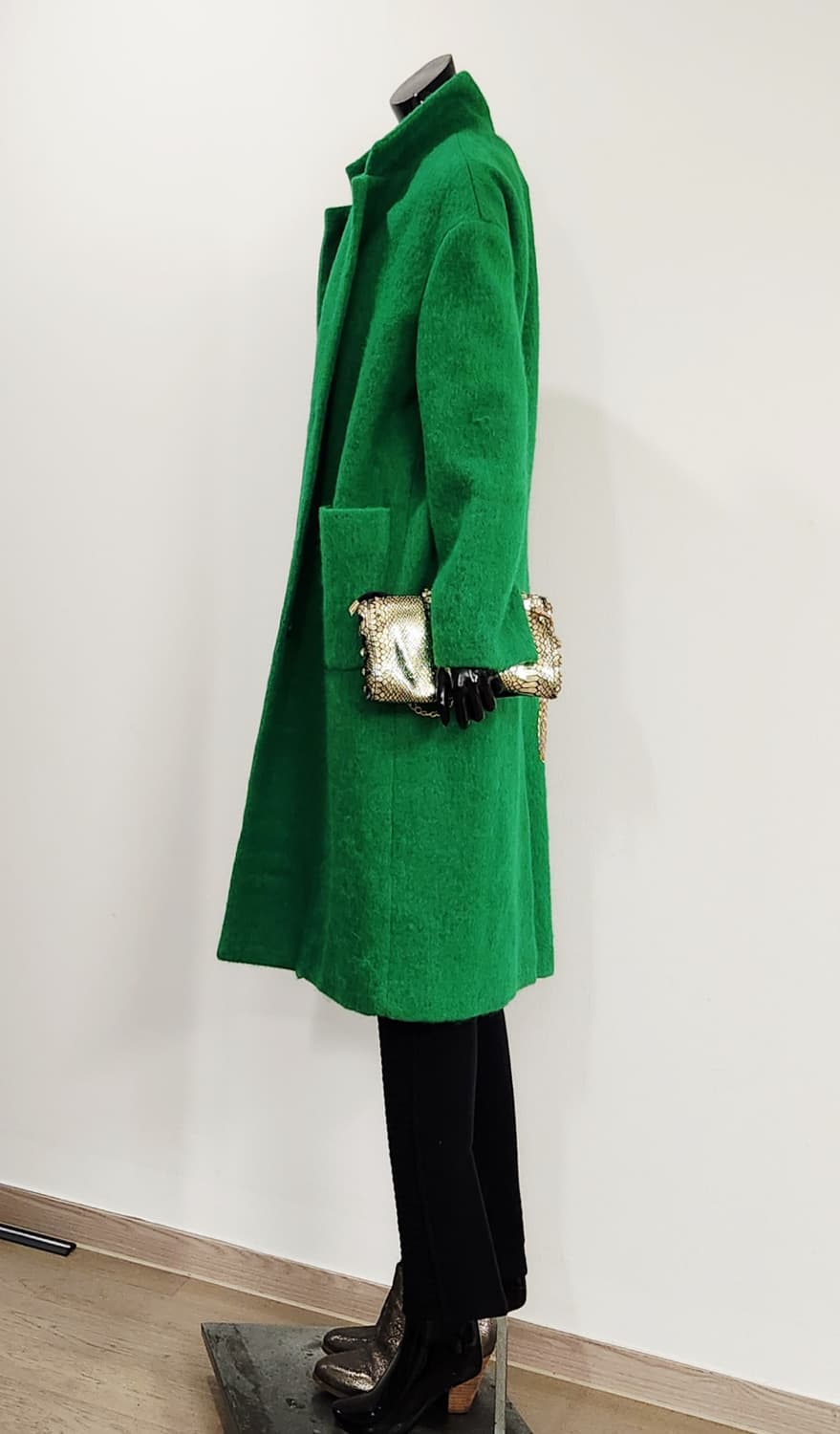 초록 롱코트  상품이미지4