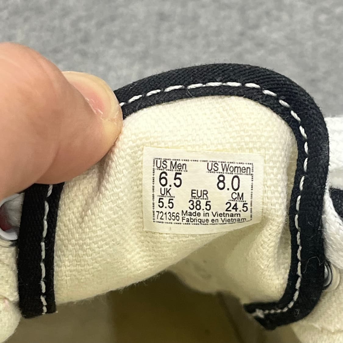 245 반스 체커보드 스니커즈 상품이미지4