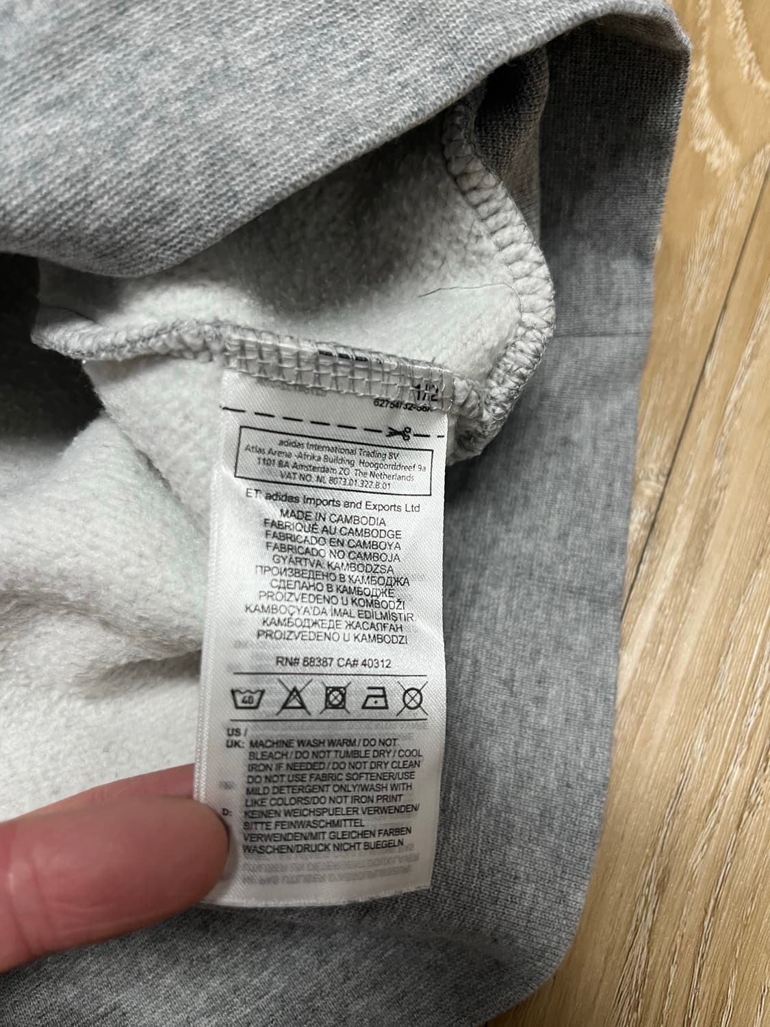 아디다스 후드 티셔츠 M 상품이미지5