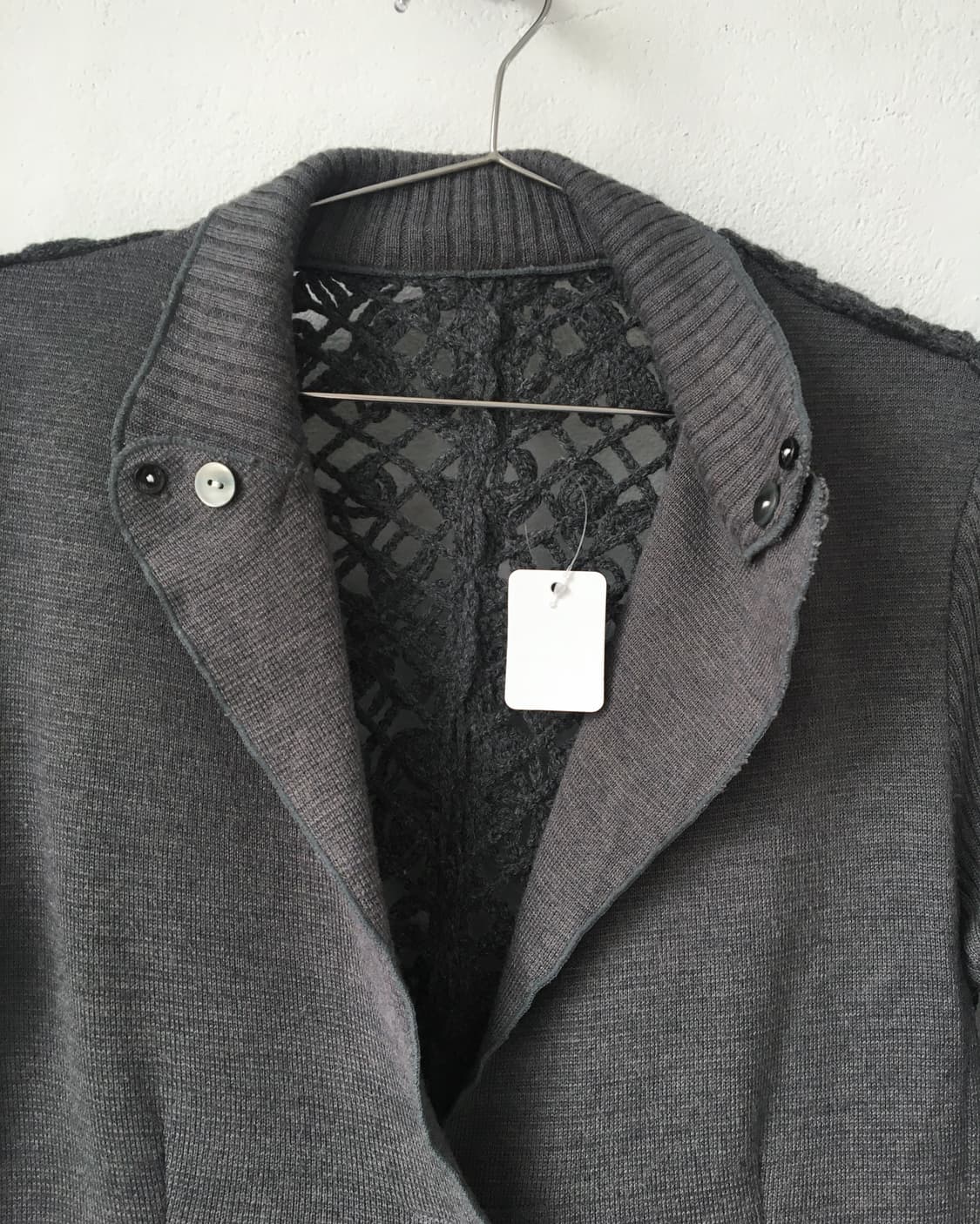 Back crochet point knit jacket 상품이미지4