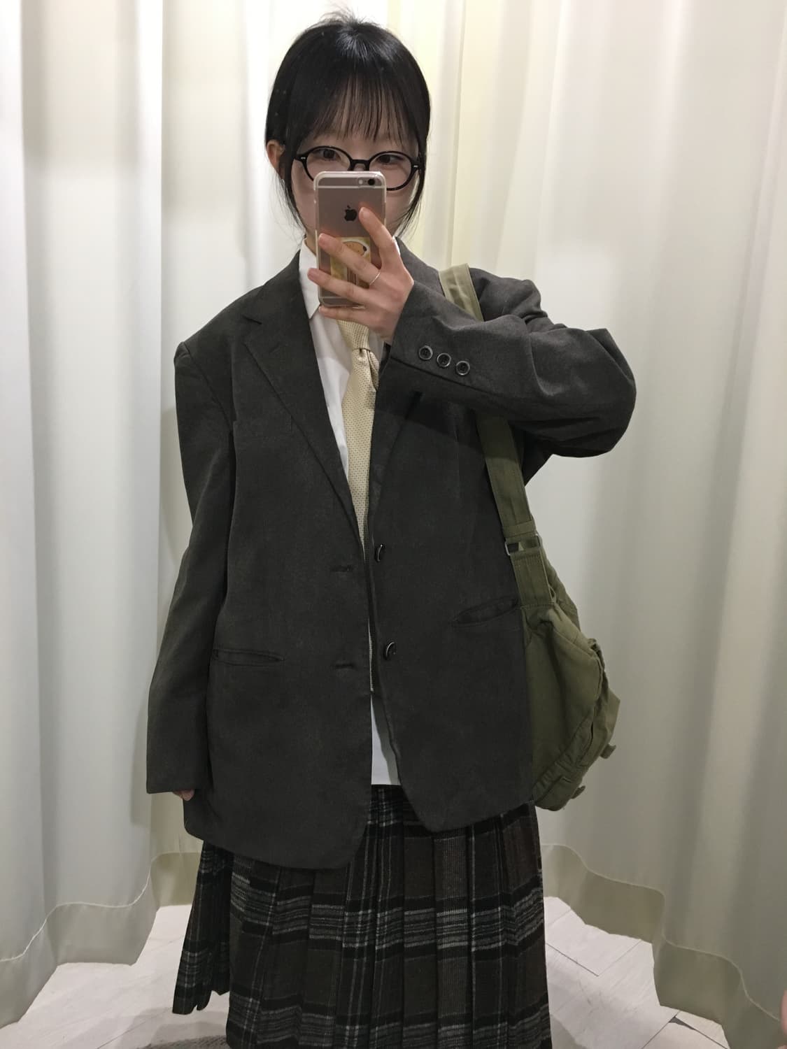 Cafe soho Wool-Feel Brushed Blazer 상품이미지5