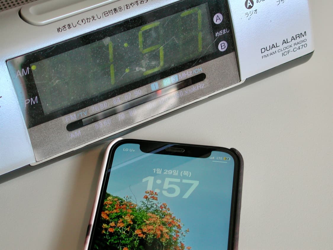 Sony 알람 시계 / 라디오 (mint) 상품이미지4