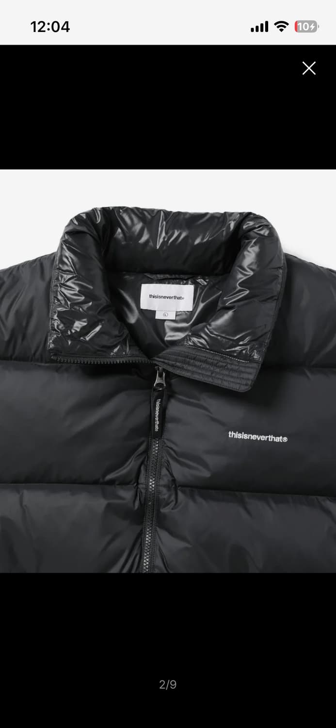 디스이즈네버댓 패딩 블랙 S 상품이미지2