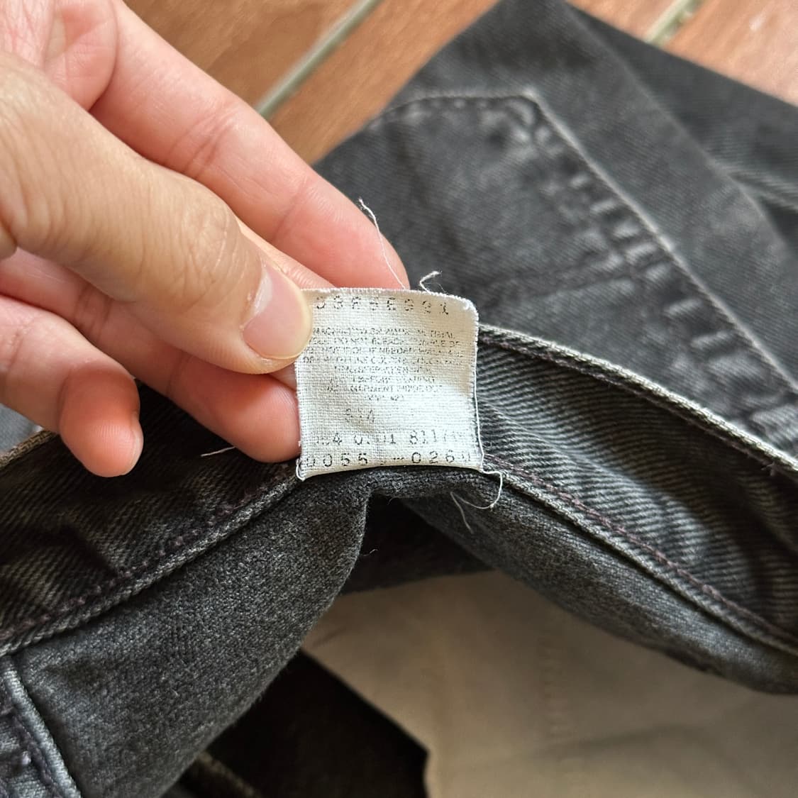 00‘s Levi’s 550 made in usa denim 상품이미지8