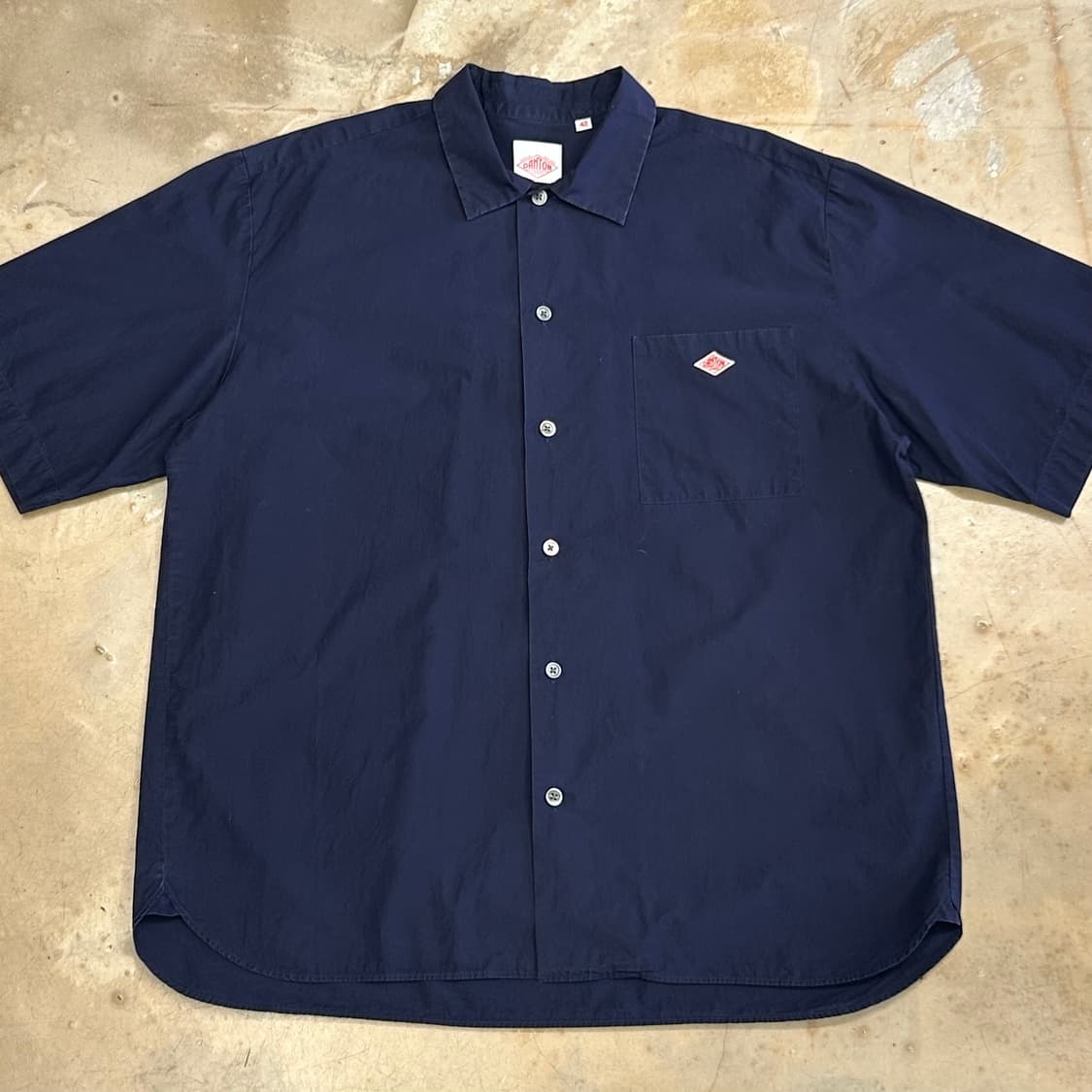 🫶🏻 단톤 네이비 반팔 셔츠 🫶🏻 상품이미지1