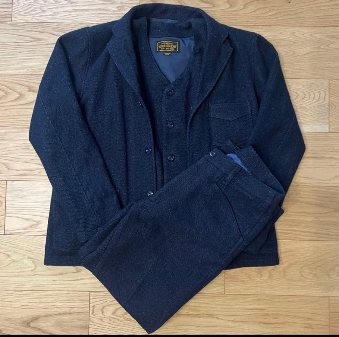 네이버후드 사시코 인디고 수트셋업 상품이미지1