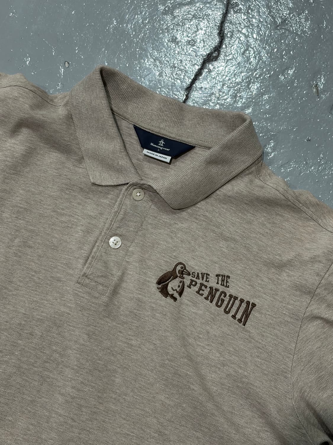 Munsingwear X WWF Made in Japan 콜라보 pk셔츠 상품이미지3