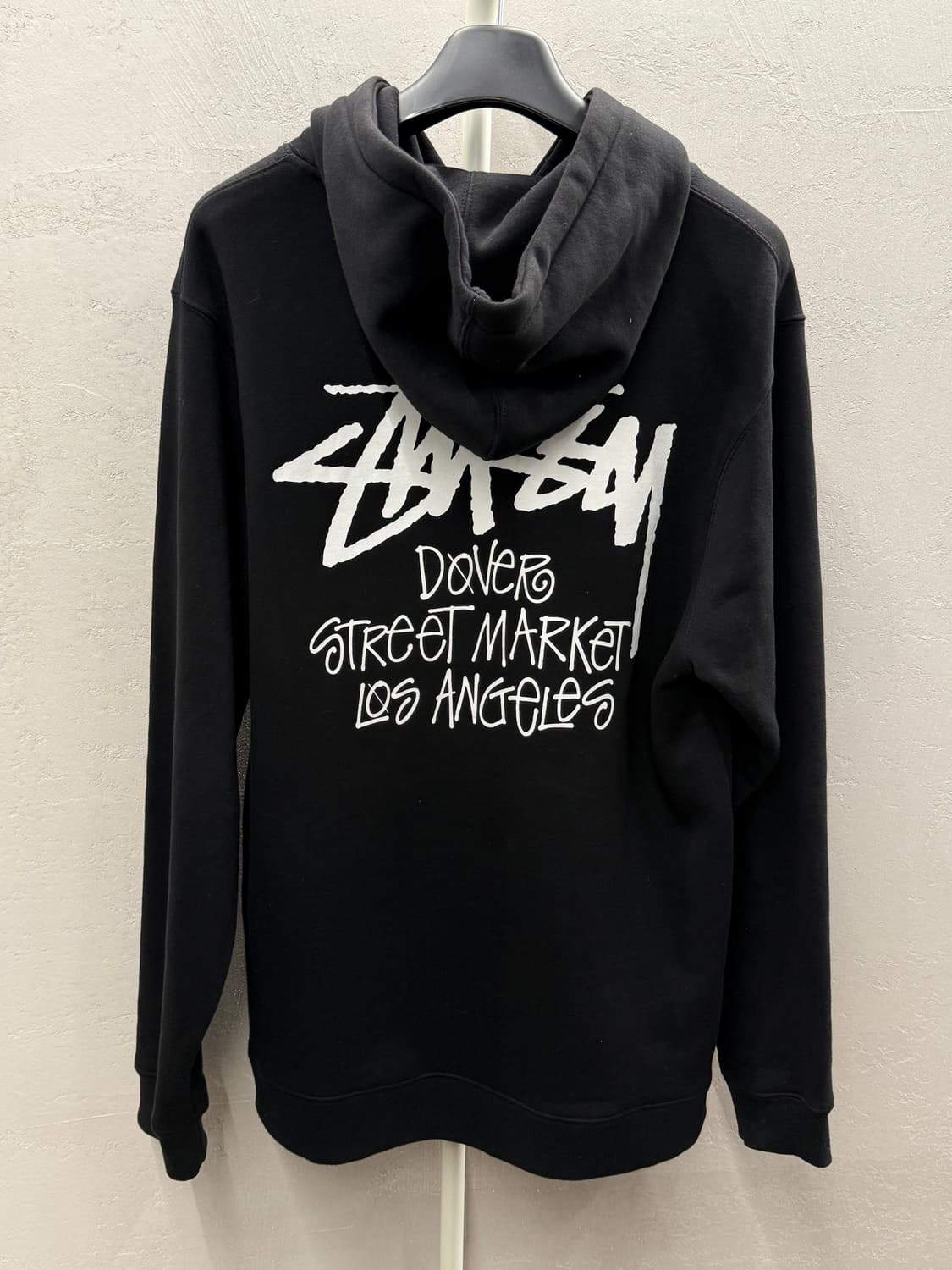 Stussy logo hoodie black XL 상품이미지7