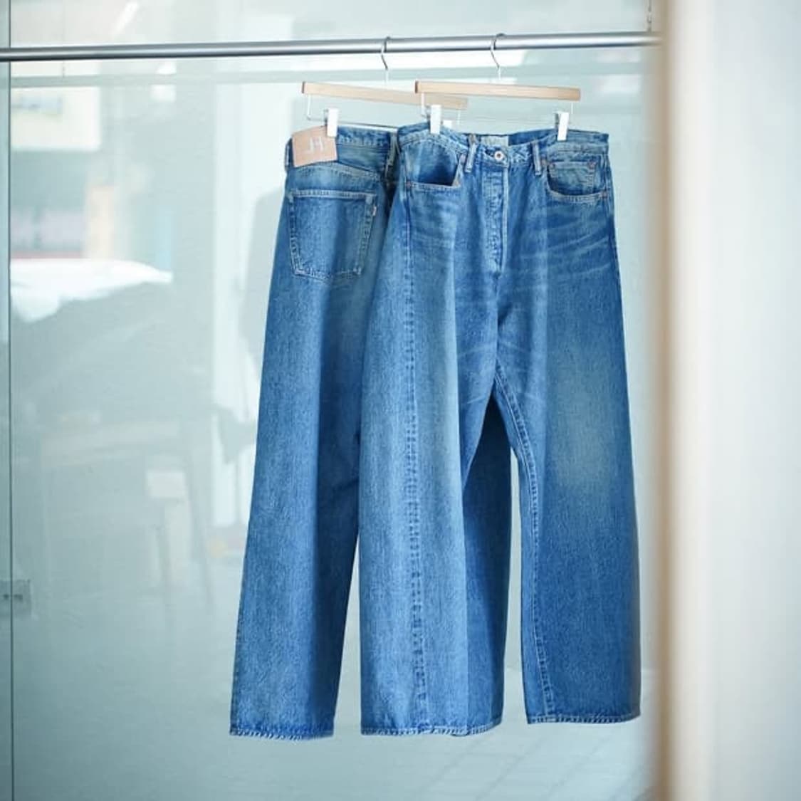 [2] 헤릴 어드레서 별주 와이드 데님 빈티지원 상품이미지2