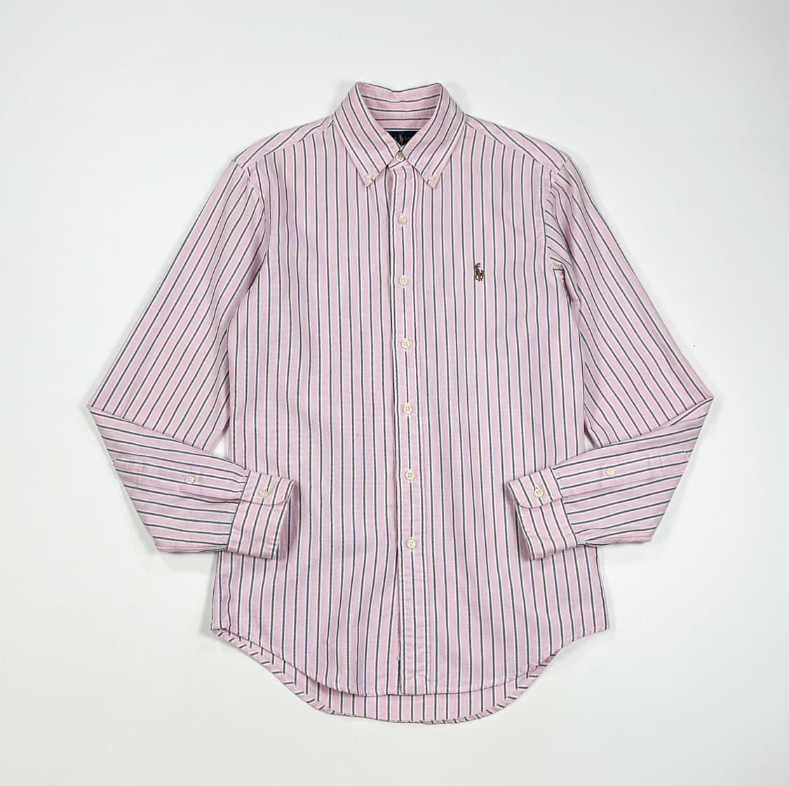폴로 랄프로렌 여성 옥스포드 스트라이프 셔츠 핑크 여성XS 상품이미지1
