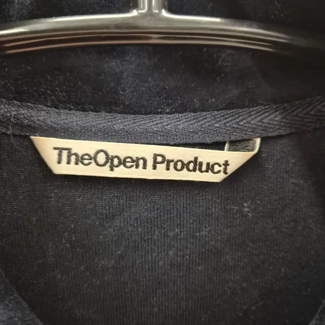 Theopenproduct 벨벳 트랙 자켓 네이비 1 상품이미지5