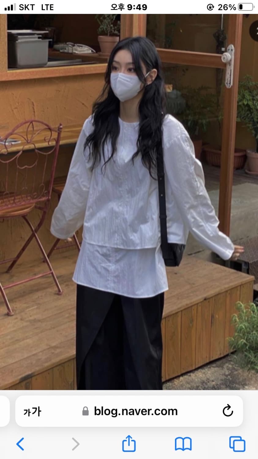 트리밍버드 라운드 레이어드 블라우스 상품이미지1