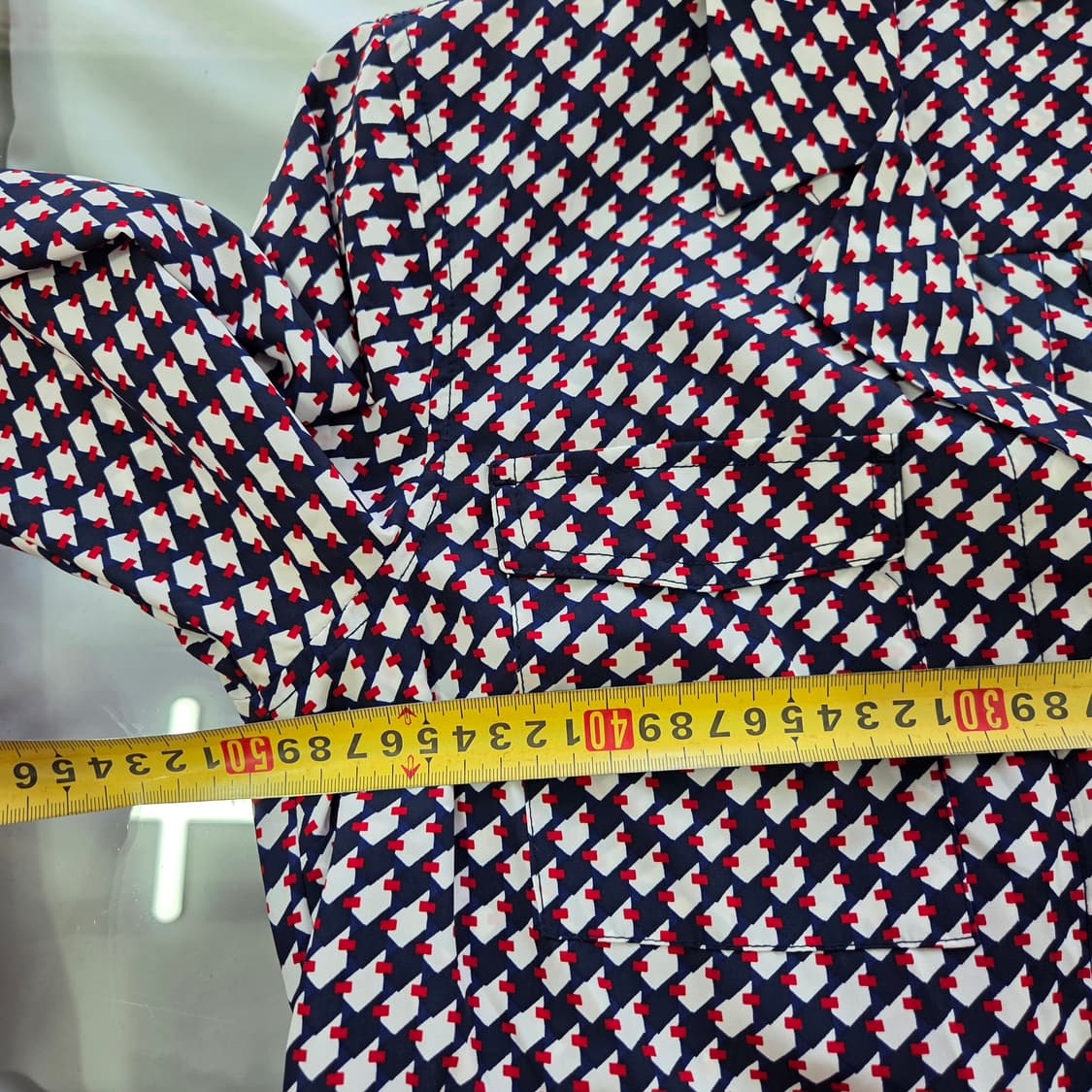 [TOMMY HILFIGER] 타미힐피거 패턴 셔츠 블라우스 여성 M 상품이미지8