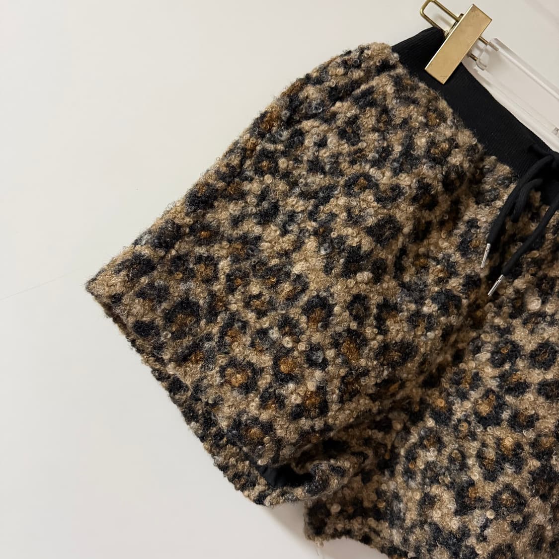 새상품 여자 호피 뽀글이 반바지 상품이미지4