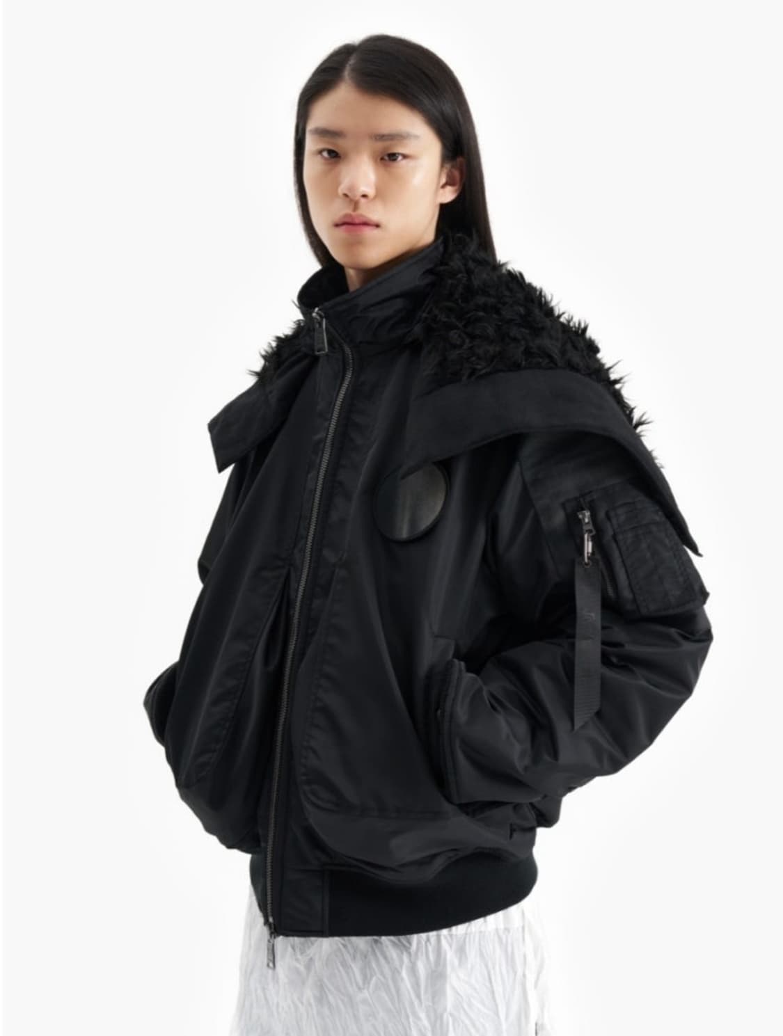 지용킴x알파인더스트리 선블리치 플라이트 봄버자켓 상품이미지2