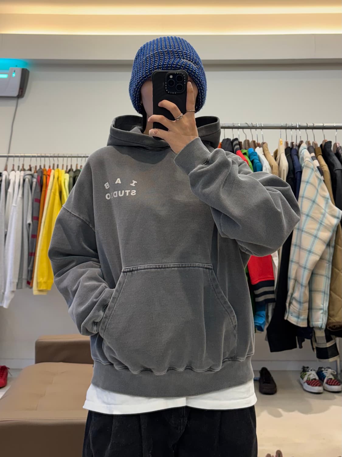 아이앱 스튜디오 피그먼트 후드 상품이미지5