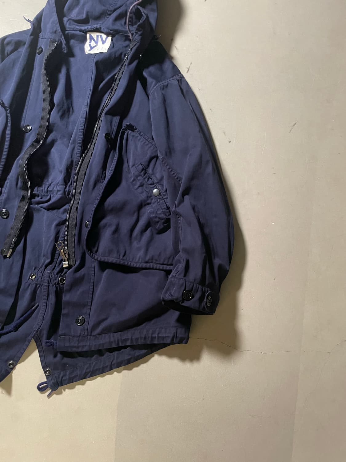 Fat tokyo  Navy Hooded Field Parka/점퍼 상품이미지2