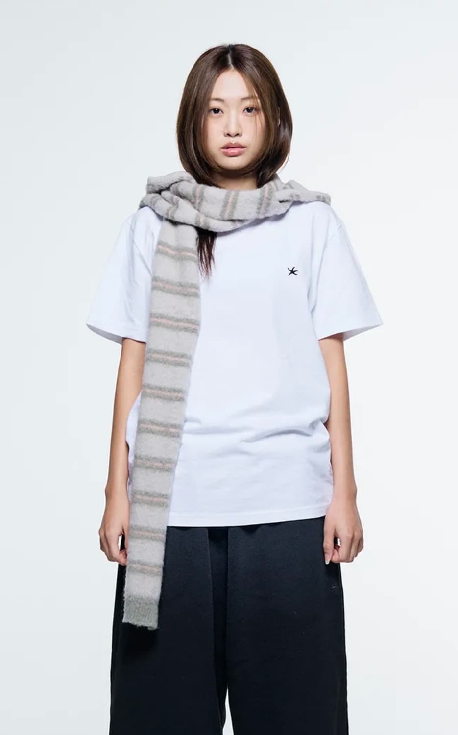 TCM mohair hood muffler (beige) 상품이미지5