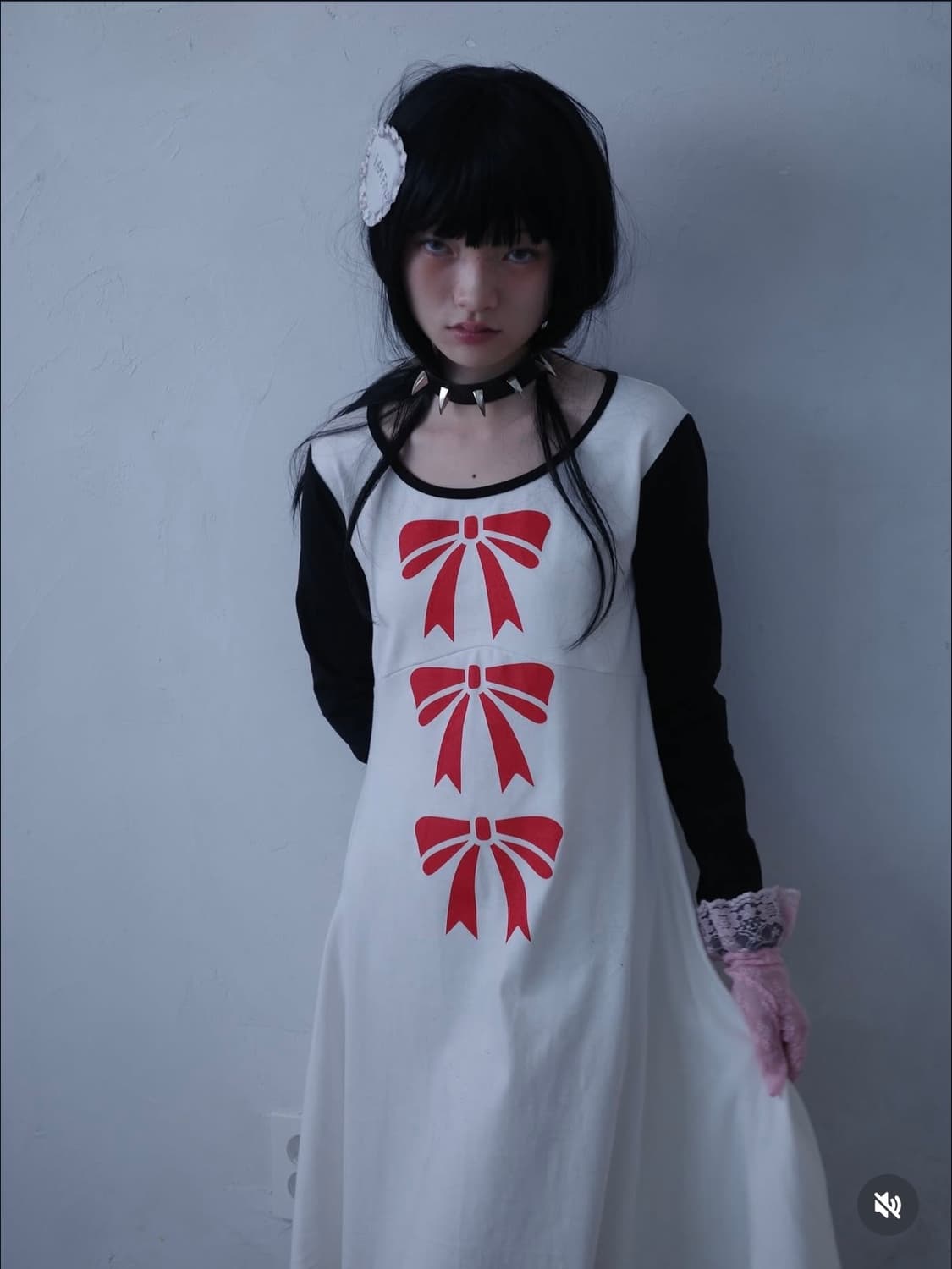 샵페어리 포인티드 드레이프 저지 드레스 상품이미지1