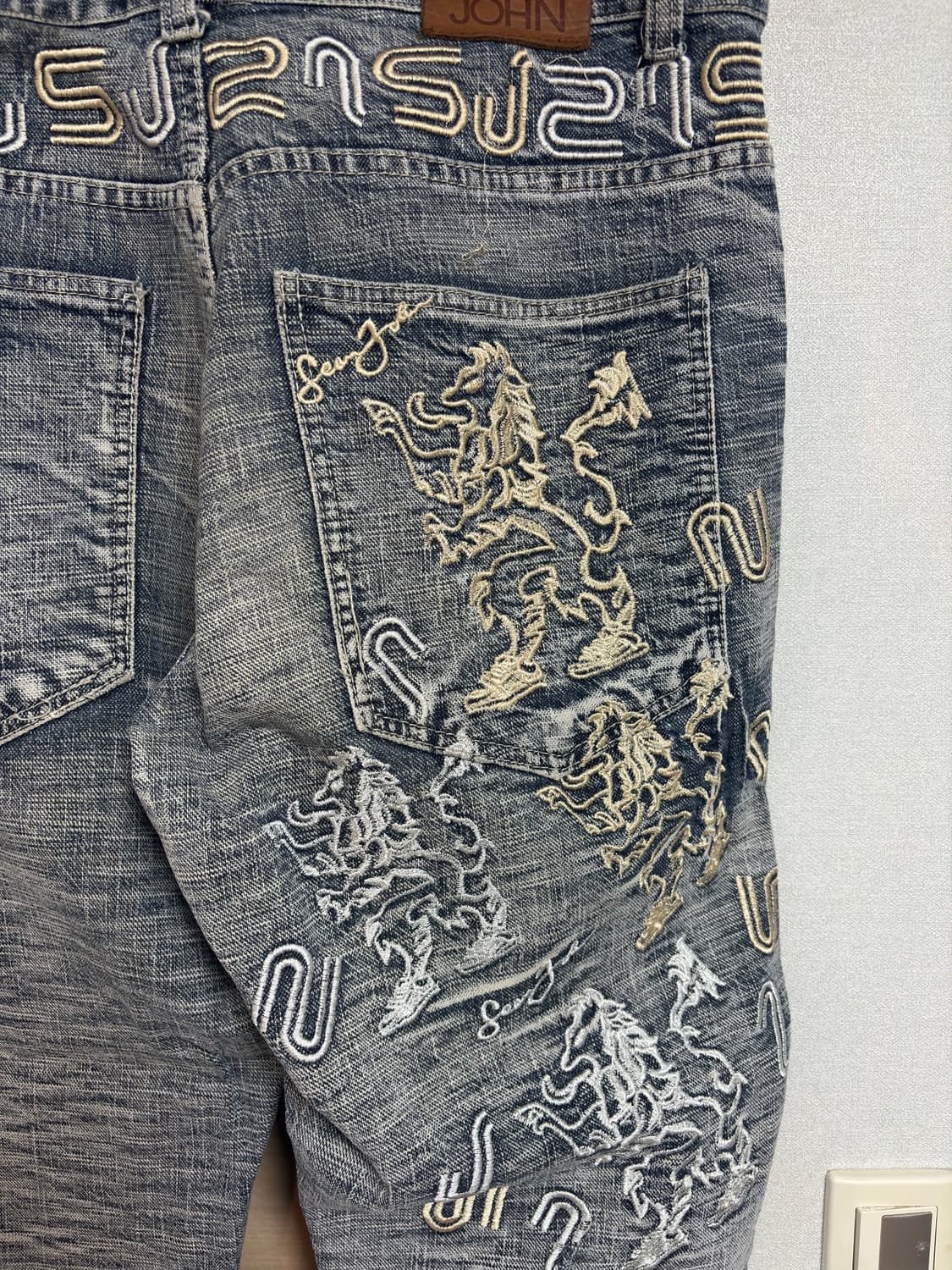 sean john 자수 데님 36 상품이미지3