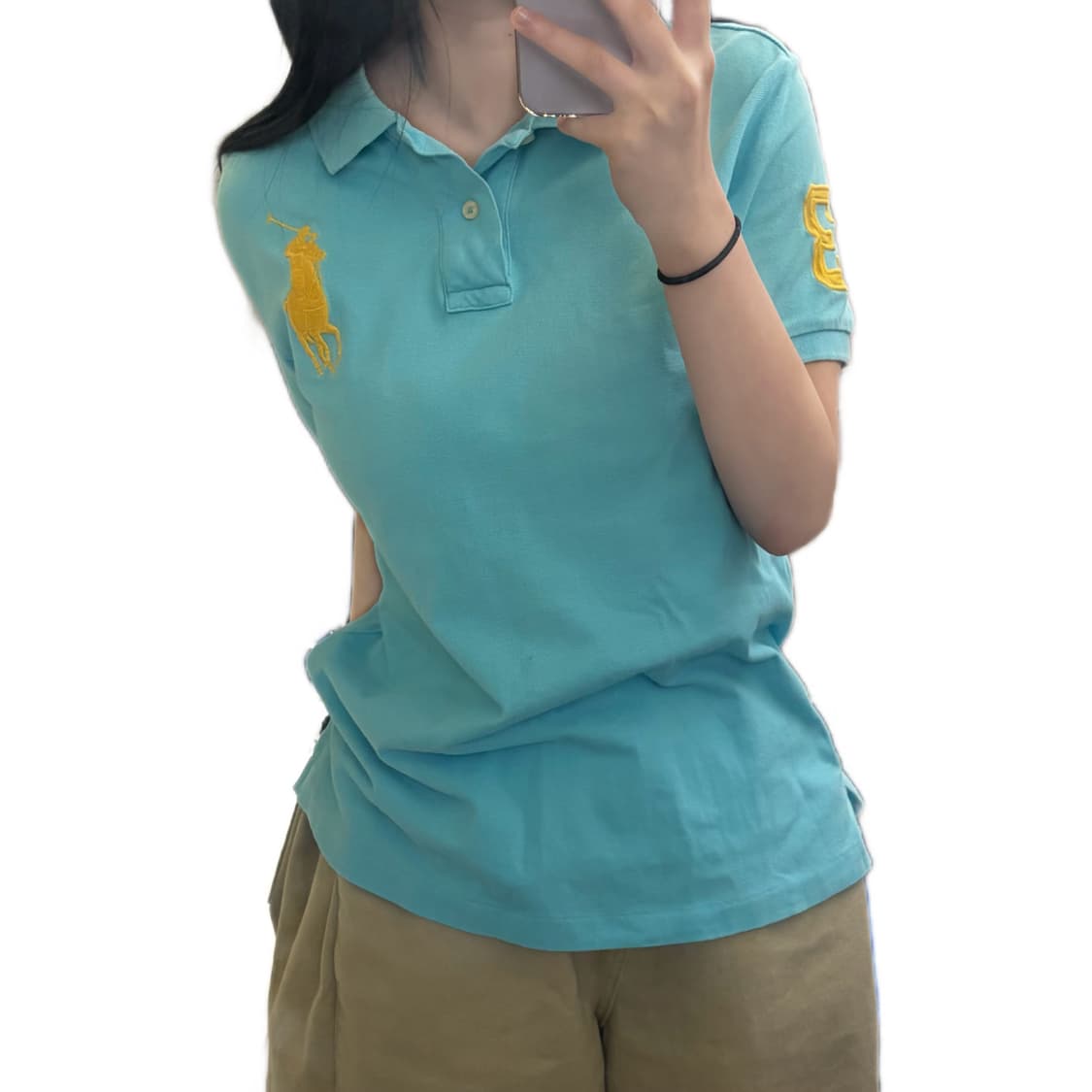 폴로 랄프로렌 빅포니 스카이블루 하늘 카라티 PK 정품 상품이미지1