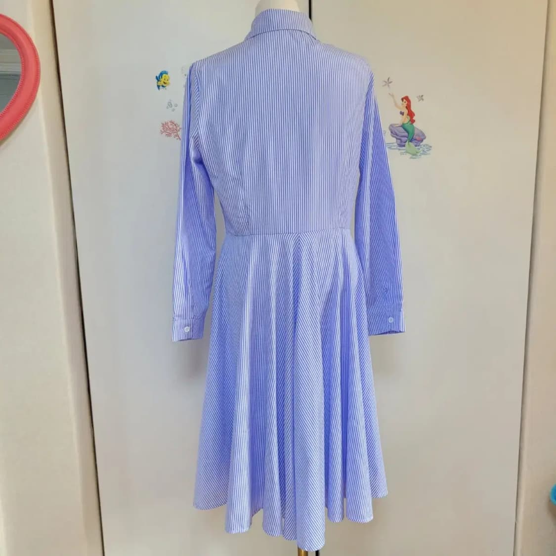 스트라이프 셔츠 롱원피스  상품이미지10