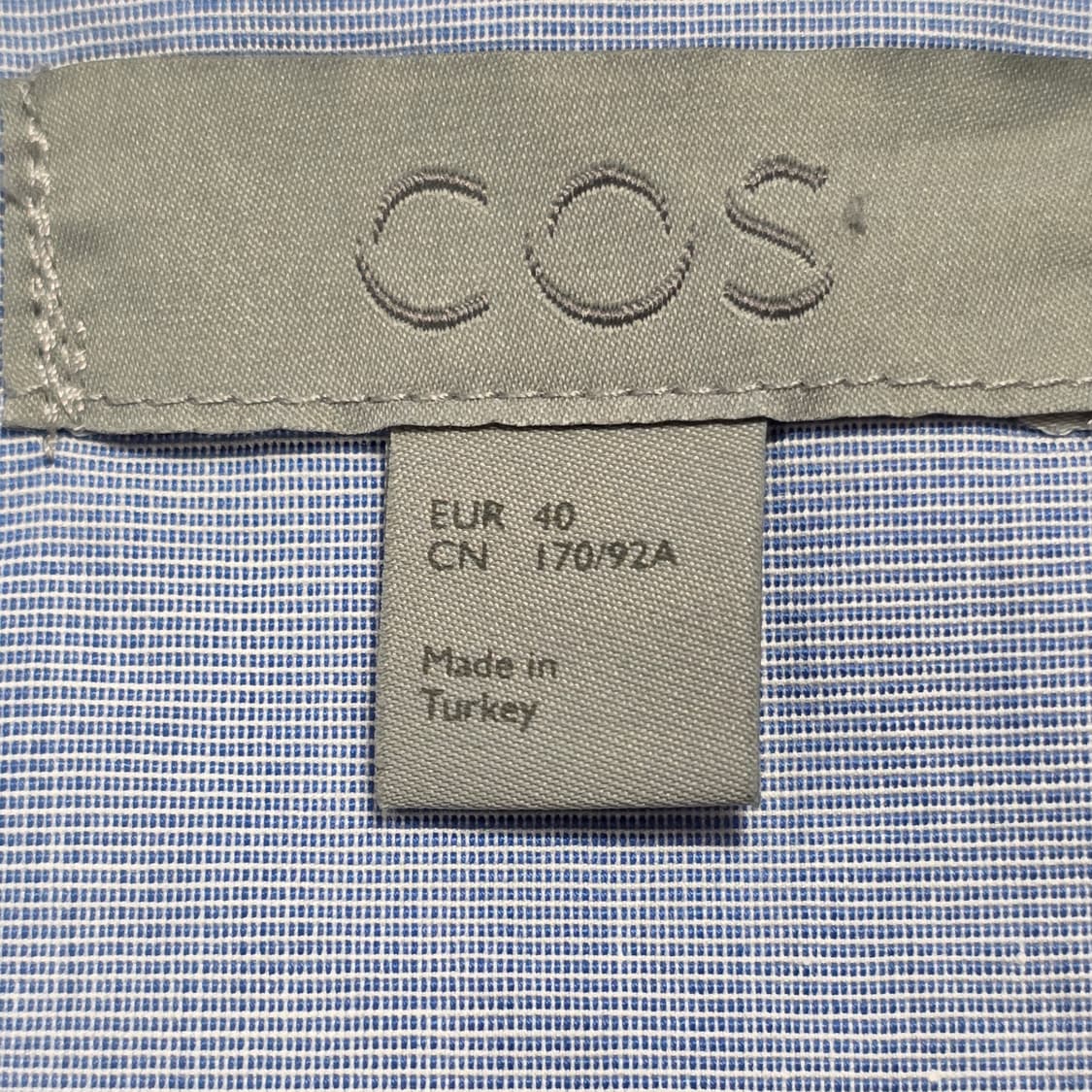 1351 [cos]코스 랩 오버 코튼 원피스 40 상품이미지8