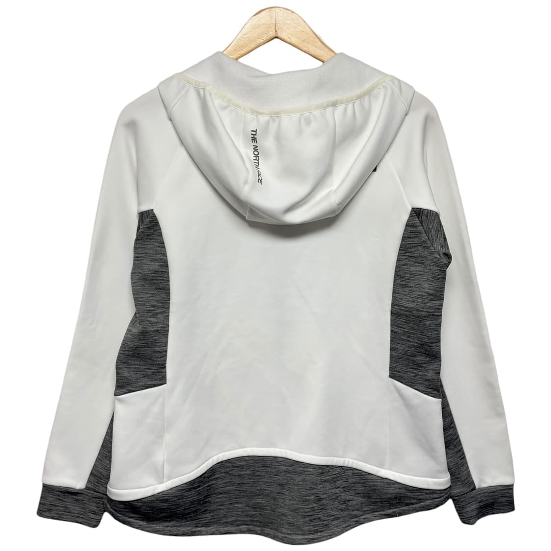 3869 노스페이스 화이트 그레이 져지 후드집업 상품이미지3