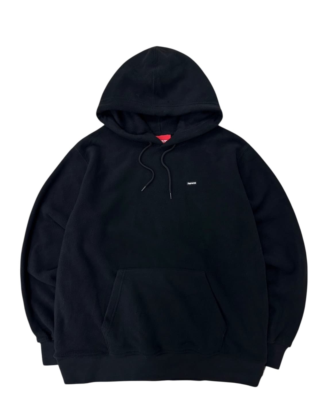 Supreme 슈프림 박스로고 플리스 후드티 블랙 (S~M) 상품이미지1
