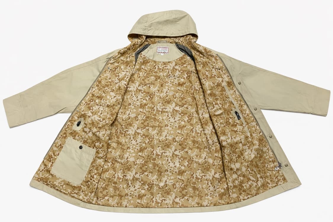 JPN 90s~20s McGREGOR 밀리터리 데저트 카모 후드 파카 L 상품이미지3