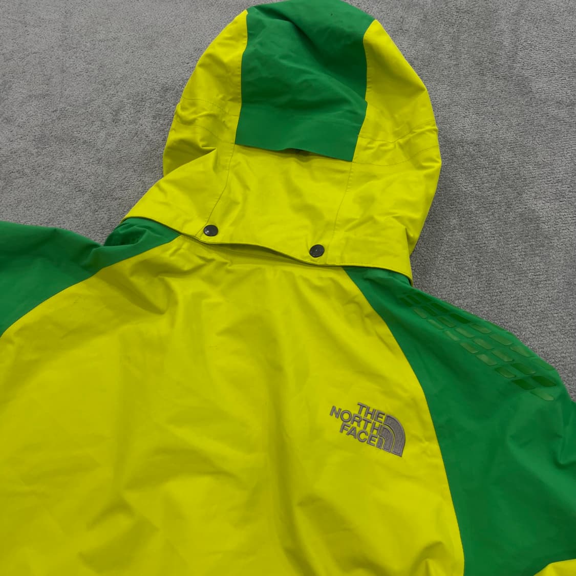 L 노스페이스 옐로우/그린 바람막이 후드 자켓 상품이미지3