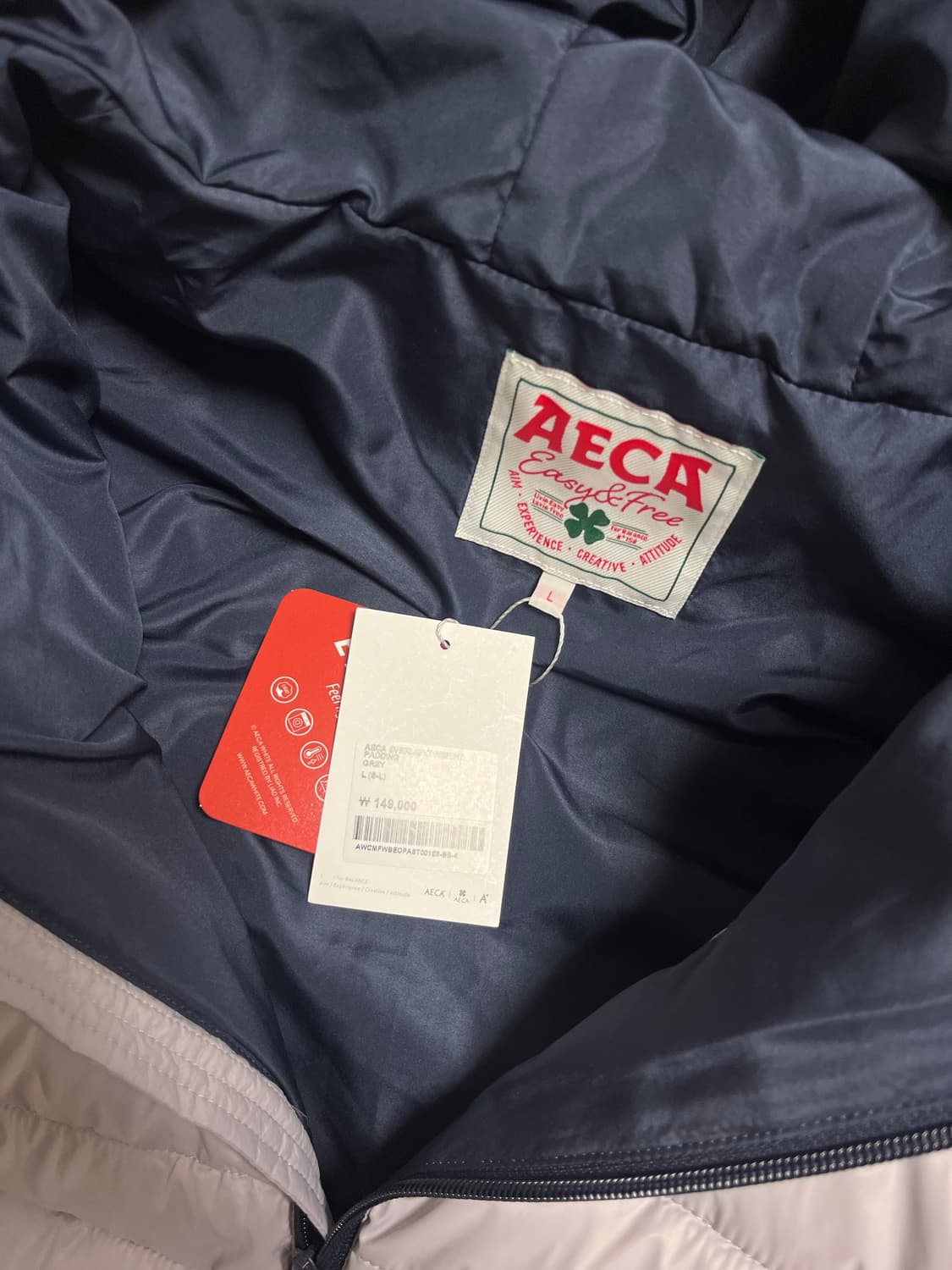 AECA 경량패딩 판매합니다.  상품이미지3