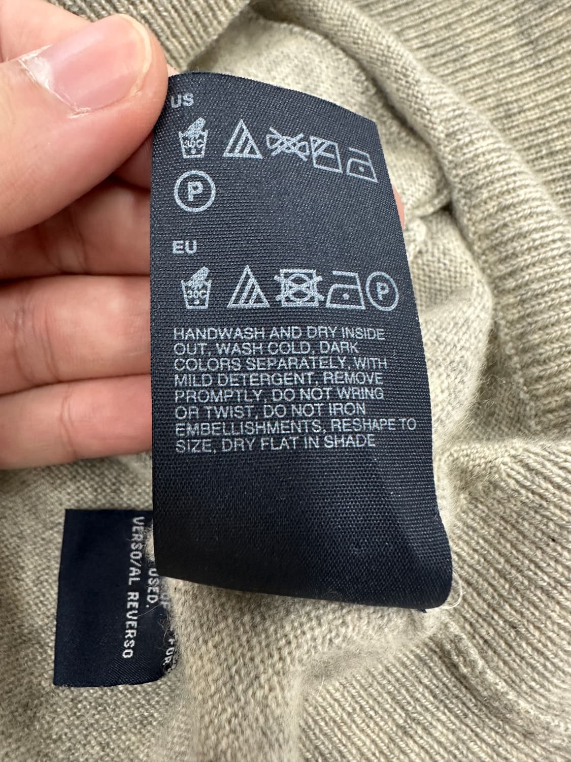 타미힐피거 캐시미어 100% 후드집업 상품이미지5