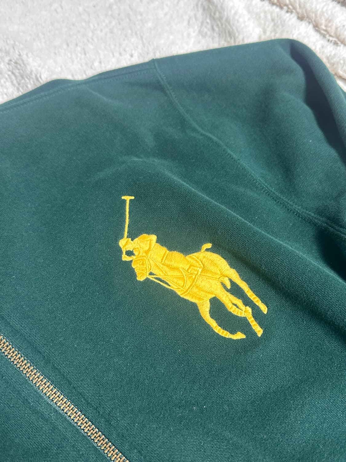 폴로 빅포니 후드집업 그린 S-M 상품이미지2